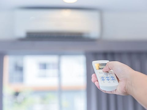 AC temperature being adjusted. For illustrative purposes only