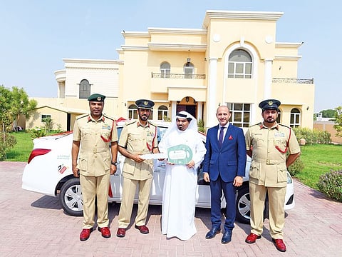 The winner’s father said the White Points system is a unique initiative that encourages motorists to abide by traffic laws.