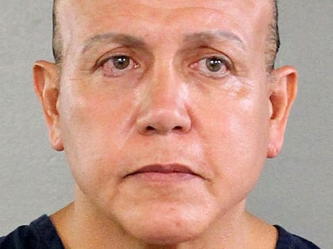 Cesar Altieri Sayoc is pictured in Ft. Lauderdale, Florida, U.S. in this August 2015 handout booking photo obtained by Reuters October 26, 2018.