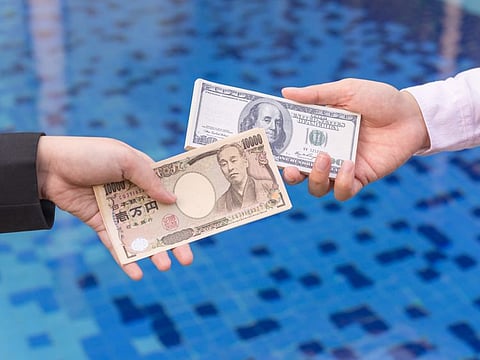 Japanese yen versus the US dollar