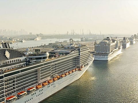 Dubai’s Mina Rashid Port recently welcomed five cruise ships in a single day.