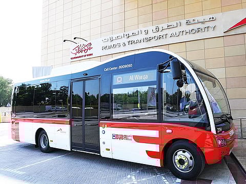 The 8.5-metre buses were developed in partnership with Al Naboodah Group Enterprises (ANGE) and RTA, specially for the UAE market.