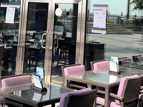 The Abu Dhabi food authority temporarily shut down the restaurant at Al Raha Beach for violating the health and safety code of the emirate.