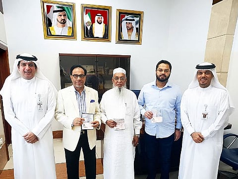 M. Oliur Rahman, Vice-Chairman of Al Haramain Group and M. Emadur Rahman, Deputy Managing Director of Al Haramain Group, received UAE Gold Visa
