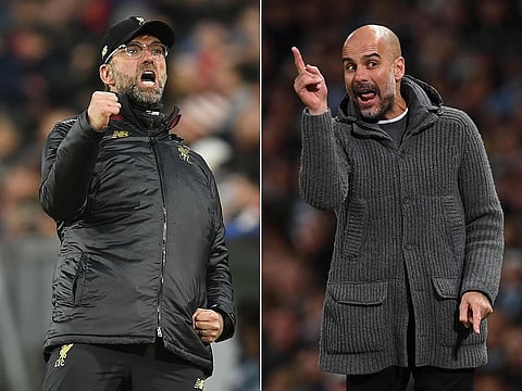 Jurgen Klopp and Pep Guardiola.