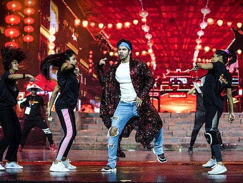Varun Dhawan performing at the IIFA Awards in Bangkok in 2018.