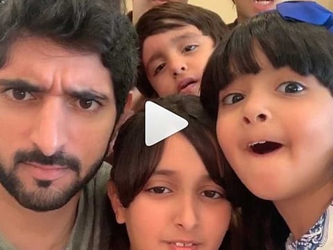 Shaikh Hamdan's Instagram post.