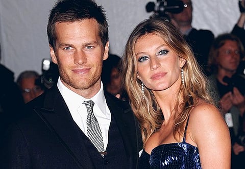 Tom Brady and Gisele Bundchen.