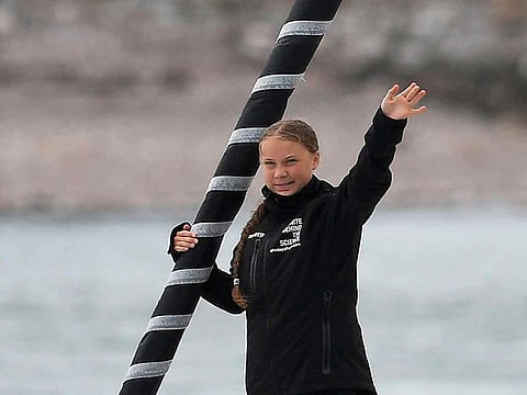 Swedish climate activist Greta Thunberg