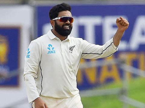 Coming home: New Zealand's left-arm spinner Ajaz Patel relishes the prospect of facing India in his birthplace Mumbai.