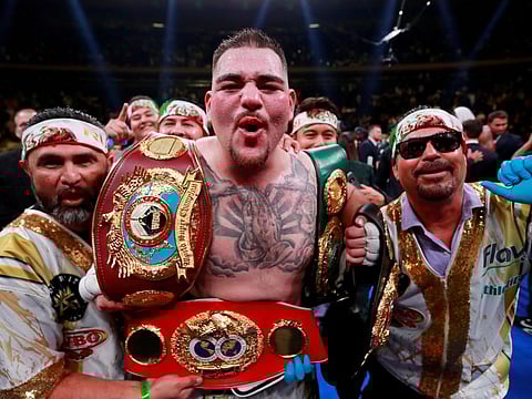 Heavyweight boxer Andy Ruiz.