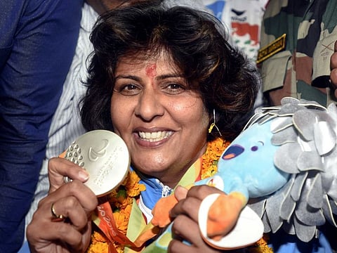 Deepa Malik, silver medallist for India at Rio Paralympics.