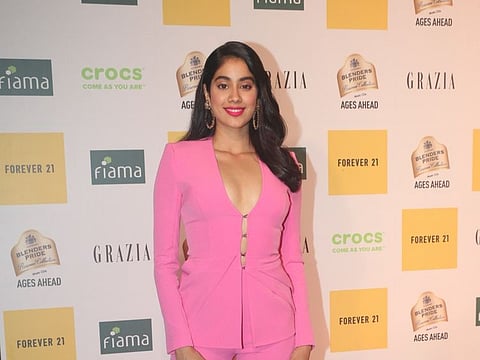 Actress Janhvi Kapoor at the Grazia Millennial Award 2019, in Mumbai, on June 19, 2019.