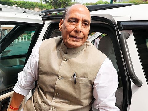 India's Union Defence Minister Rajnath Singh.