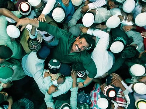 John Abraham (centre) in ‘Batla House’.