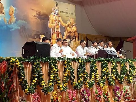 Thousands attend Krishna birth celebration at Abu Dhabi temple