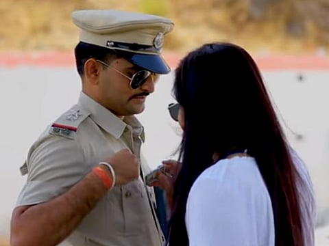 A screengrab from the video