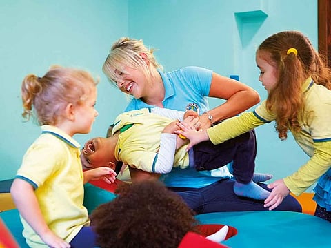 Jebel Ali Village Nursery follows the British Early Years Foundation Stage curriculum (EYFS)