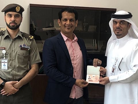 Abdulla Nooruddin, COO of DSD Group receives 10-year Gold Card visa from officials of GDRFA, Dubai