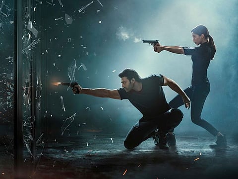 Prabhas and Shraddha Kapoor in ‘Saaho’.