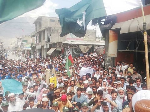 The demonstration was the first in what will be weekly rallies held nationwide.