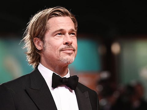 US actor Brad Pitt on August 29, 2019 at the screening of the film "Ad Astra" during the 76th Venice Film Festival at Venice Lido.