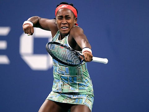 American Coco Gauff won her first WTA title aged 15
