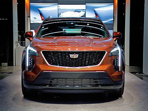 The Cadillac XT4. GM’s luxury marque has been winning over a new generation of buyers with crossovers such as this model.