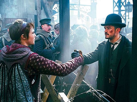 Cara Delevingne and Orlando Bloom.