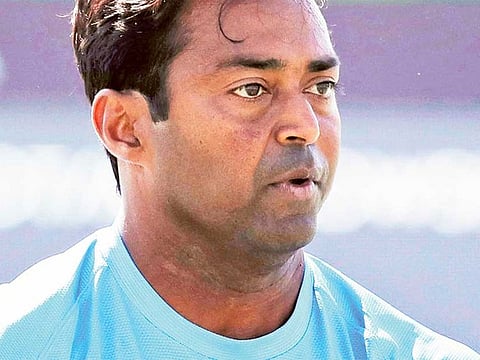 Veteran Leander Paes, along with his partner Guillermo Duran (not pictured) failed to get past the first round in US Open.