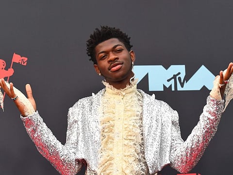 US rapper Lil Nas X arrives for the 2019 MTV Video Music Awards at the Prudential Center in Newark, New Jersey on August 26, 2019.