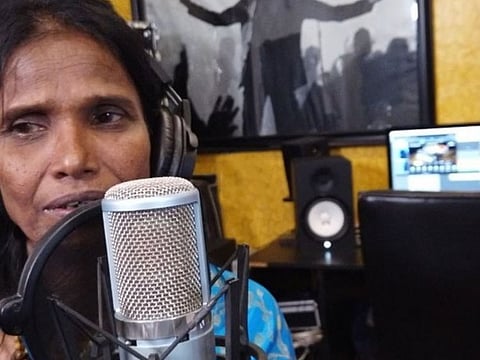 Internet sensation Ranu Mondal records second song