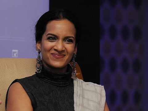 Kolkata: Sitar player and singer Anoushka Shankar during the promotion of restored Indian silent film 'Shiraz: A Romance of India' in Kolkata on Nov 2, 2017. (Photo: IANS)