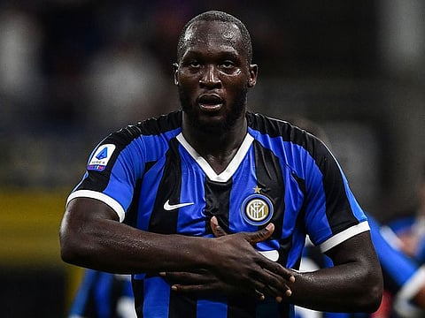 Inter Milan's Romelu Lukaku.