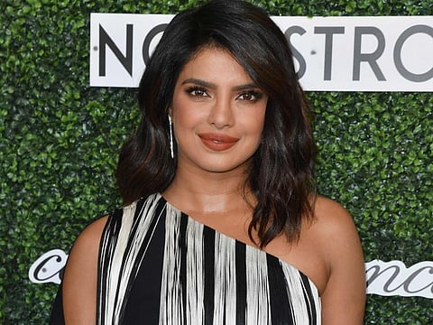 Indian actress Priyanka Chopra Jonas attends the 2019 Couture Council Award Luncheon honoring French iconic footwear designer Christian Louboutin at the David H. Koch Theater on September 04, 2019 in New York City. / AFP / Angela Weiss