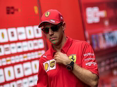 Ferrari's Sebastian Vettel