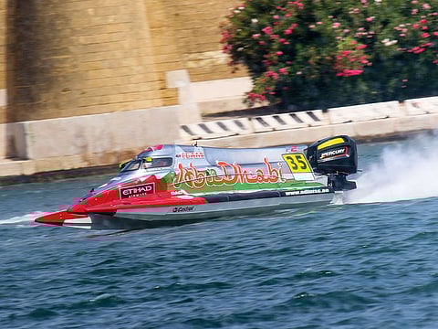 Team Abu Dhabi’s Rashid Al Qamzi