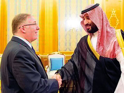 Saudi Crown Prince Mohammad Bin Salman met with a delegation of American evangelical Christians in the Red Sea city of Jeddah