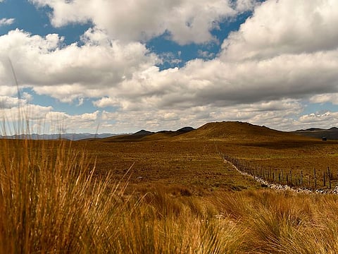 A view of Quimsacocha, Azuay province, Ecuador.
