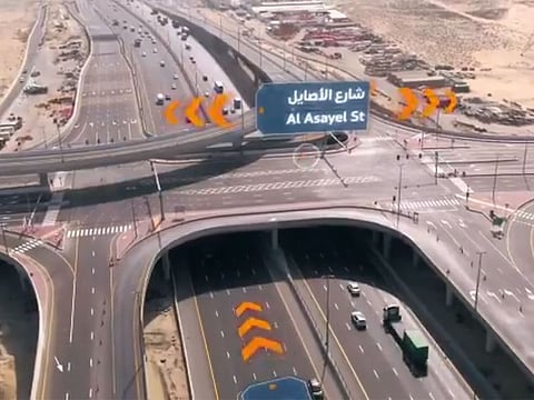 Al Asayel Street is now open for motorists, following its temporary closure on Thursday.