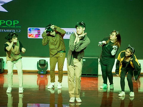 Underdogs During the Kpop Dance Competition at the Canadian University. Dubai. Photo: Antonin Kélian Kallouche/Gulf News