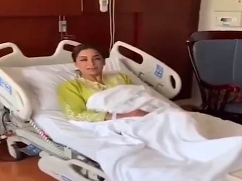 Meera has been admitted to a Dubai hospital