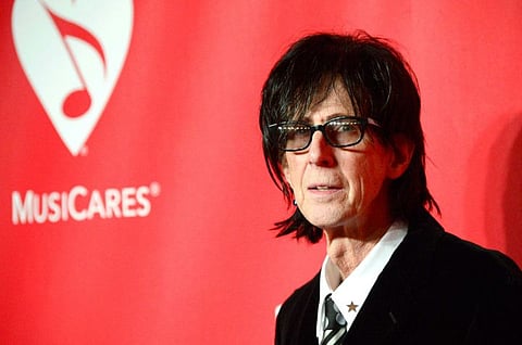 (FILES) In this file photo taken on February 6, 2015 US musician Ric Ocasek attends the 25th anniversary MusiCares 2015 Person Of The Year Gala at the Los Angeles Convention Center in Los Angeles. Ric Ocasek, frontman and lead singer of New Wave innovators The Cars, was found dead on September 15, 2019, police said. Under Ocasek's leadership, The Cars brought quirky electronic effects of New Wave to classically structured pop songs, generating a string of hits such as "You Might Think," "Shake It Up," and "Drive" in the 1980s. / AFP / GETTY IMAGES NORTH AMERICA / Frazer Harrison