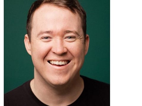 This photo released by NBC shows Shane Gillis who was to join the cast of "Saturday Night Live," premiering its 45th season on Sept. 28. "Saturday Night Live" rescinded its invitation to Gillis who posted a video last year in which he used a racial slur for Chinese people and derided Asians trying to learn English. (Phil Provencio/NBC via AP)
