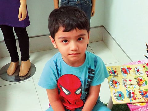 The five-year-old boy was said to have been found by a woman near Reef Mall on September 6.