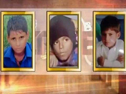 Protests sparked in Kasur following reports of three boys who were raped and murdered and their decomposed bodies were found on Monday..