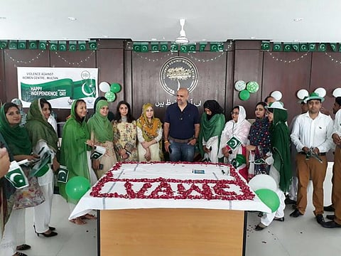 Salman Sufi, International public policy and gender reforms specialist, at the Violence Against Women Center in Multan