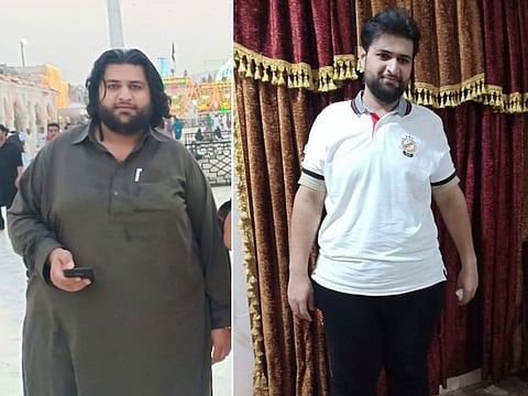 Muhammad Dilshad (before and after)