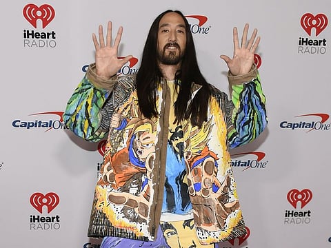 LAS VEGAS, NEVADA - SEPTEMBER 20: DJ Steve Aoki attends the 2019 iHeartRadio Music Festival and Daytime Stage at T-Mobile Arena on September 20, 2019 in Las Vegas, Nevada. Bryan Steffy/Getty Images/AFP
== FOR NEWSPAPERS, INTERNET, TELCOS & TELEVISION USE ONLY ==