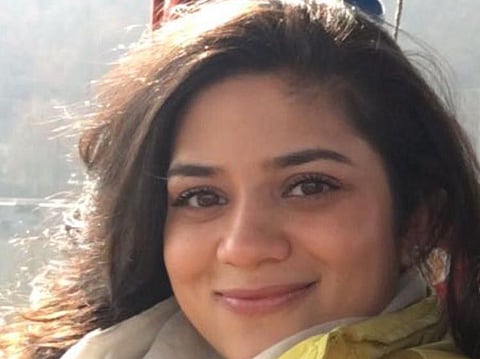 Iltija Mufti, daughter of Mehbooba Mufti, the former chief minister of Jammu and Kashmir, and Peoples Democratic Party (PDP) president.